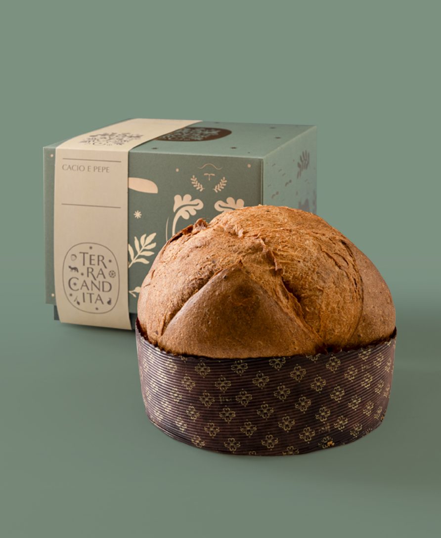 Panettone Salato Cacio e Pepe